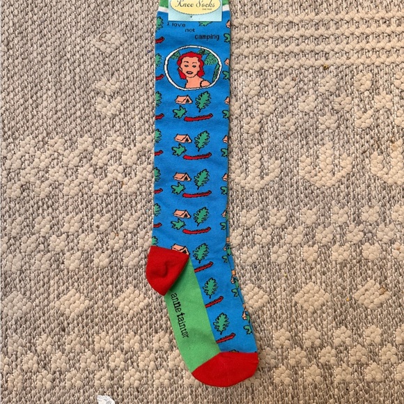Anne Taunton Colorful Camping Themed Socks - Picture 2 of 4